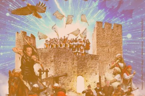 dragons, château etc.