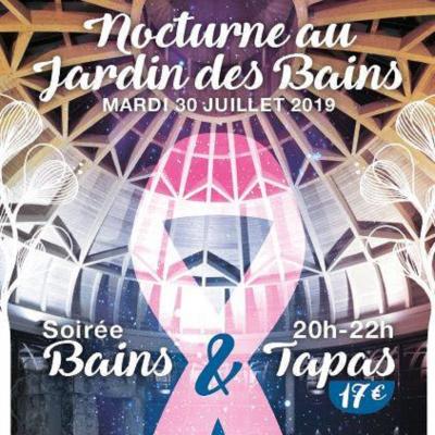 Une nocturne  au Jardin des Bains pour soutenir l'Association Octobre Rose !