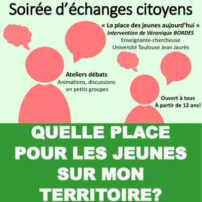 Une soirée pour réfléchir ensemble sur la place des jeunes sur notre territoire