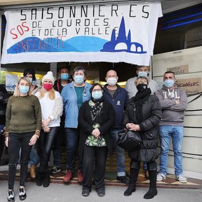 L'association des saisonniers de Lourdes et de la Vallée continue leurs actions d'alerte et de collectes