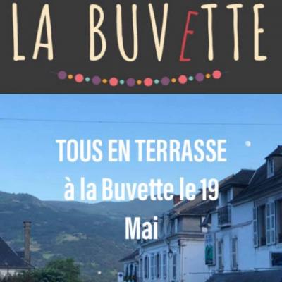 La Buvette à Argeles Gazost vous invite tous en terrasse