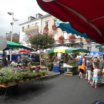 Parade Festive sur le marché d'Argeles-Gazost