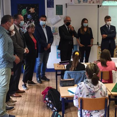 Visite de rentrée au Collège des 3 Vallées de Luz Saint Sauveur