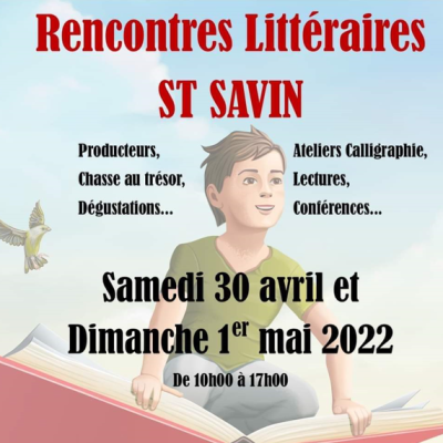 1ères Rencontres Littéraires Internationales à Saint-Savin 