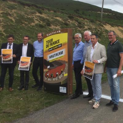 La ligne d’arrivée du Tour de France est déjà marquée à Hautacam !