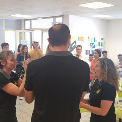 Un petit déjeuner animé au CADA de Lourdes !