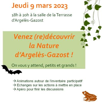 Venez découvrir et participer à l'Atlas de la Biodiversité d'Ageles-Gazost
