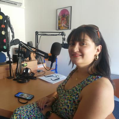 Marion Lavit de l'office de Tourisme de Luz St Sauveur dans nos studios