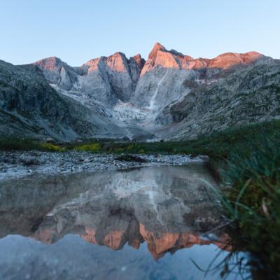 le Vignemale vue depuis les Oulettes