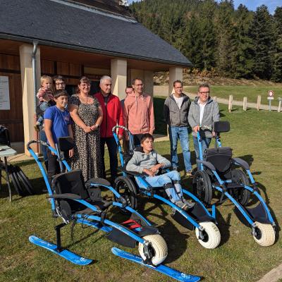 inauguration au col de couraduque