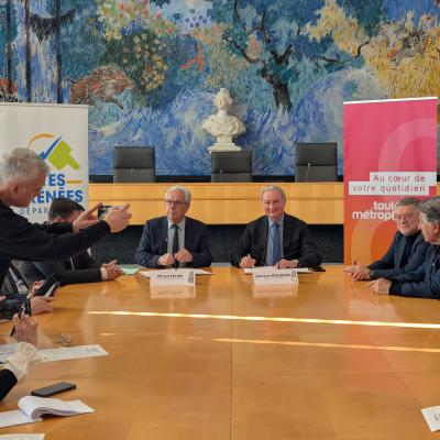 signature au CD de Tarbes