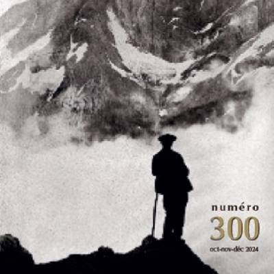 Le guide Célestin Passet sur fond de Marboré  à Gavarnie, vers 1900, photographie Henri Brulle,
