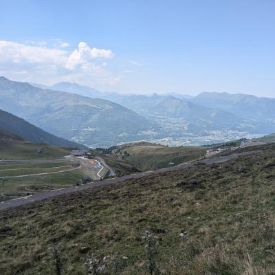 vue de la vallée depuis tramassel