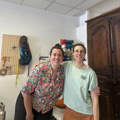 les fondatrices de l'atelier Camille et Louise