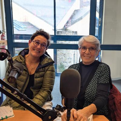 magalie et christiane en studio