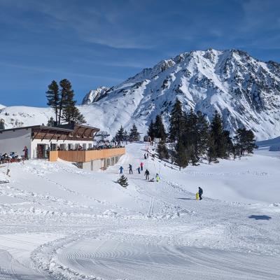 vue du futur front de neige
