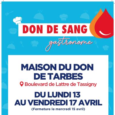 Don du sang gastronome