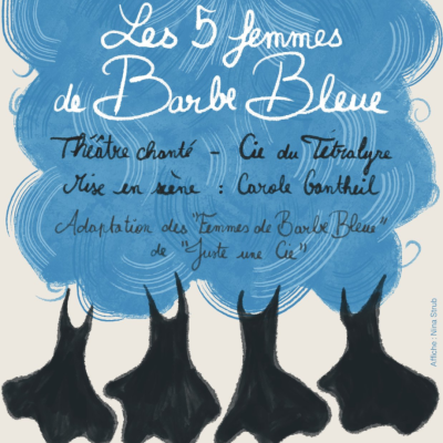 La Compagnie Tétralyre revient sur scène ce weekend avec "Les 5 femmes de Barbes Bleue" 