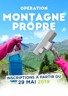 montagne propre