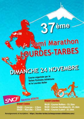 Le semi‐marathon Lourdes–Tarbes