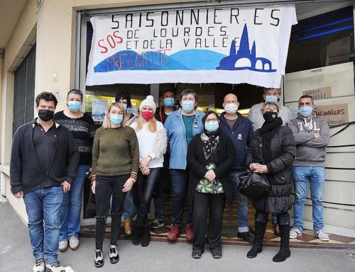 L'association des saisonniers de Lourdes et de la Vallée continue leurs actions d'alerte et de collectes