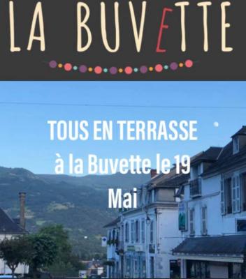 La Buvette à Argeles Gazost vous invite tous en terrasse