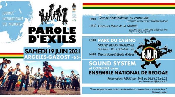 Pour la journée internationale des migrants ce 19 Juin, Paroles d'Exils crée l'évènement à Argelès-Gazost