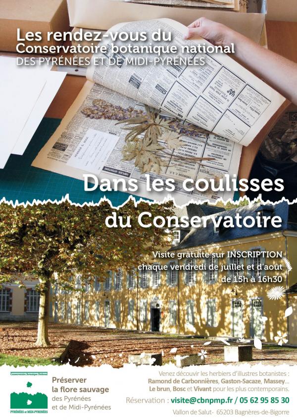 Découvrez les coulisses du Conservatoire Botanique National  des Pyrénées et Midi-Pyrénées