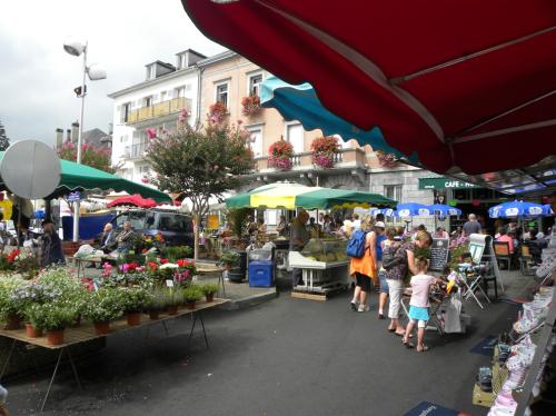 Parade Festive sur le marché d'Argeles-Gazost