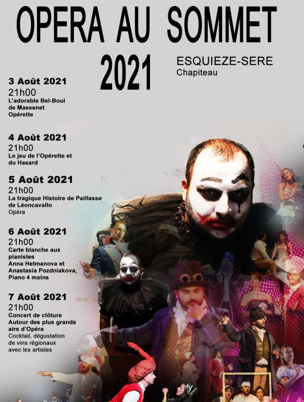 La 5ème édition d'Opéra au Sommet arrive en Pays Toy du 03 au 07 Aout 2021!