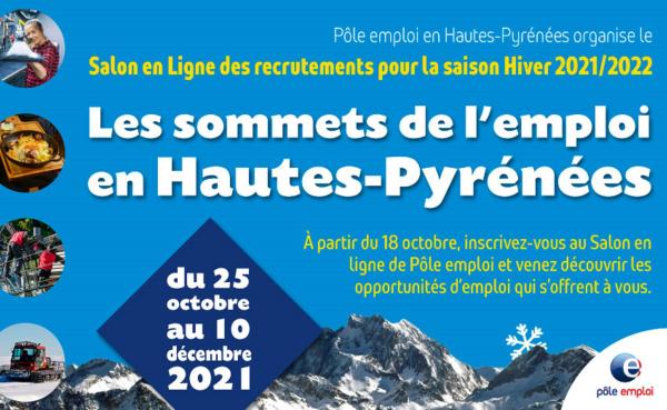 Jusqu'au 10 Décembre, le Pôle Emploi de Lourdes organise "Les sommets de l'emploi"