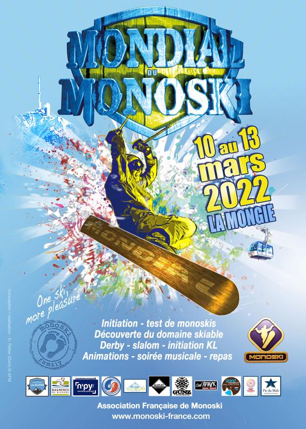 Présentation du Mondial du Monoski à La Mongie du 10 au 13 mars 2022