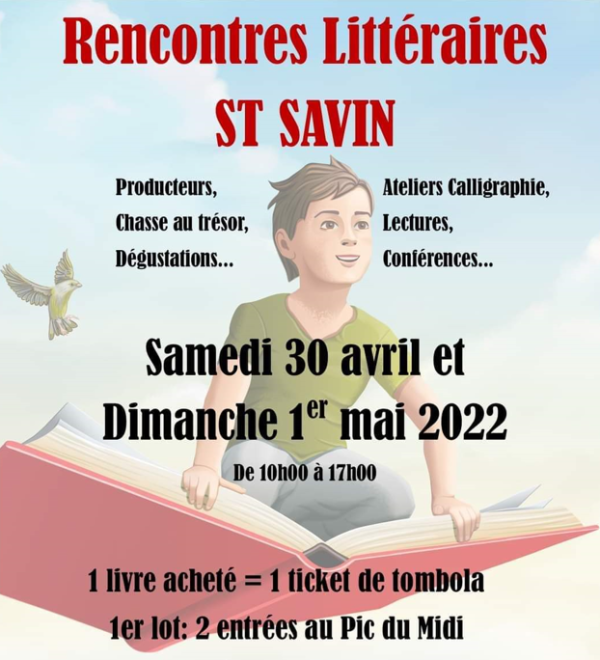 1ères Rencontres Littéraires Internationales à Saint-Savin 