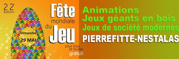 La Fête Mondiale du Jeu s'invite à Pierrefitte !!
