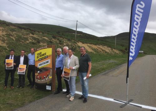 La ligne d’arrivée du Tour de France est déjà marquée à Hautacam !