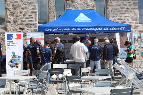 Le dispositif utilisé tout l'été pour sensibiliser à la sécurité en montagne