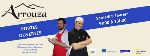 Portes Ouvertes du Lycée l'Arrouza de Lourdes ce 08 Février !
