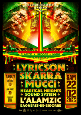 Le Cartel Bigourdan et I&I Movement reviennent pour une reggae Night ce 22 Février !
