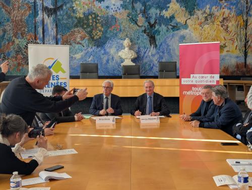 signature au CD de Tarbes