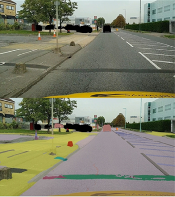 modélisation d'une rue par Road AI