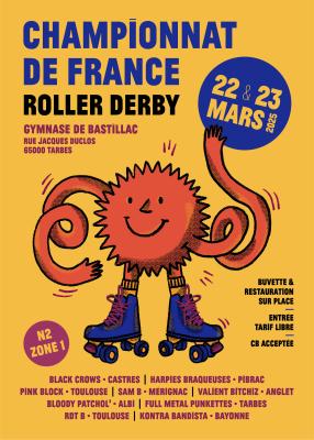 Championnat Roller Derby ce weekend à Tarbes !