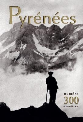 Le guide Célestin Passet sur fond de Marboré  à Gavarnie, vers 1900, photographie Henri Brulle,