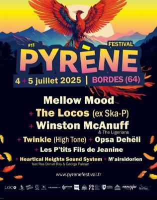 11e Edition du Pyrène Festival ces 4 et 5 Juillet à Bordes !!