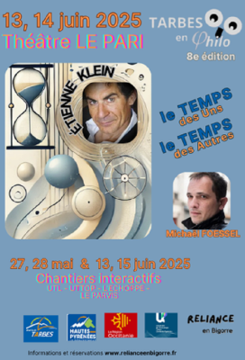 Affiche de la 8e édition du festival "Tarbes en Philo"