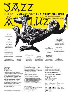 affiche Jazz à Luz 2025