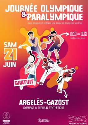 La Journée Olympique et Paralympique des Hautes-Pyrénées arrive ce 21 Juin à Argeles-Gazost !