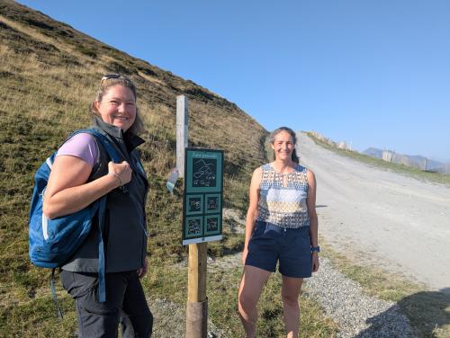 panneau d'entré en zone pastorale