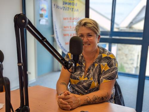 Julie Perriguey dans nos studios