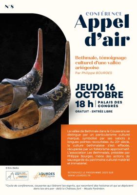 8e Conférence Appel d'Air ce jeudi 16 Octobre à Lourdes