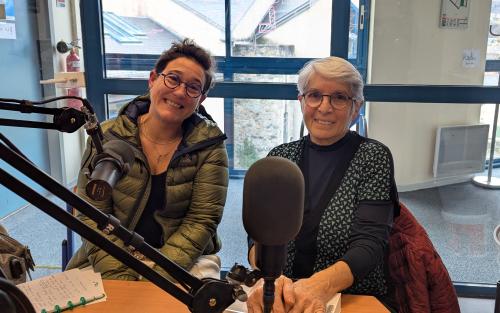 magalie et christiane en studio